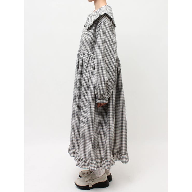 チェックフリルカラーワンピース | merry jenny | 詳細画像29 