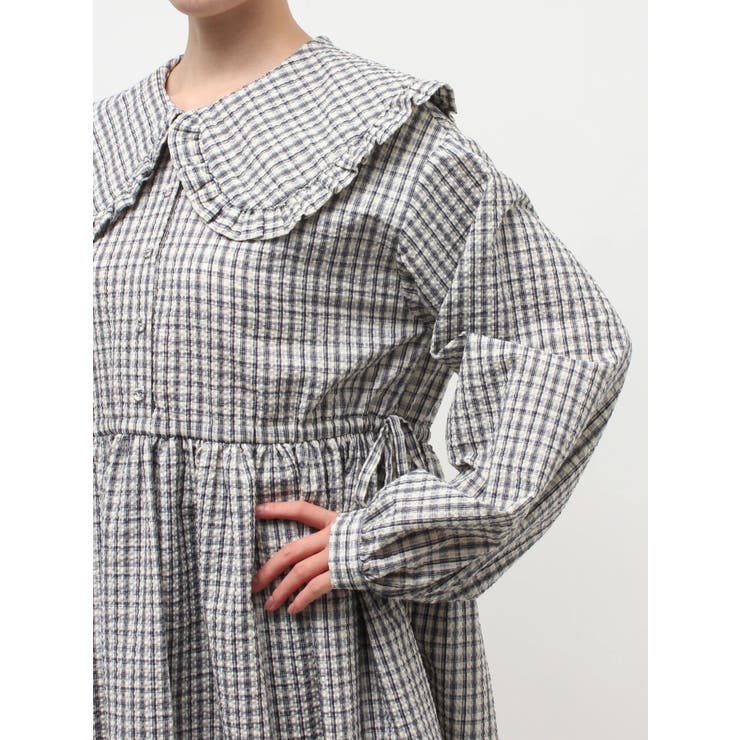 チェックフリルカラーワンピース | merry jenny | 詳細画像32 