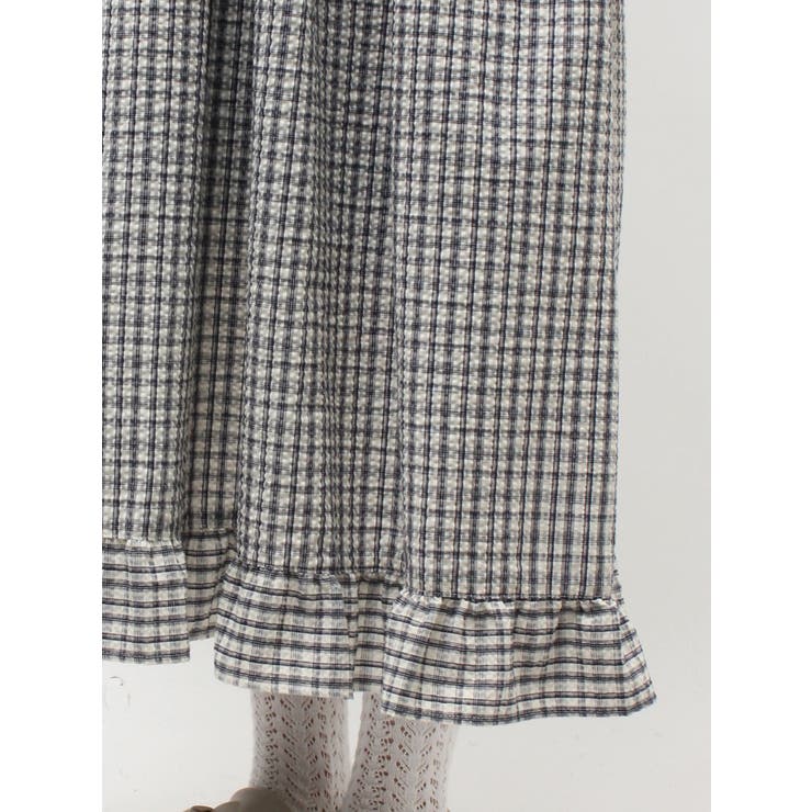 チェックフリルカラーワンピース | merry jenny | 詳細画像34 
