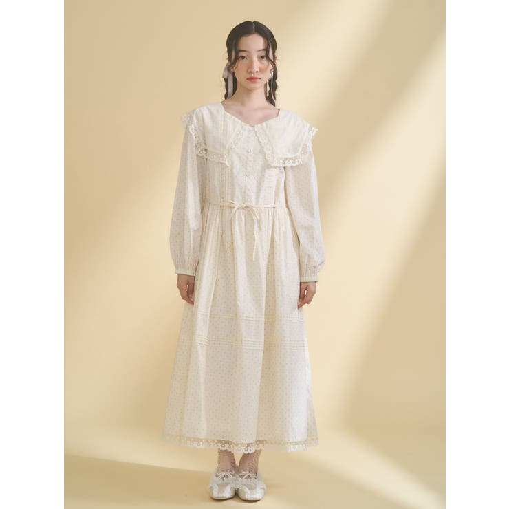 airy lace collarワンピース | merry jenny | 詳細画像16 