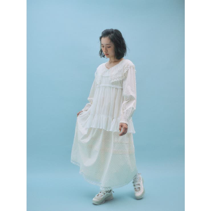 airy lace collarワンピース | merry jenny | 詳細画像2 