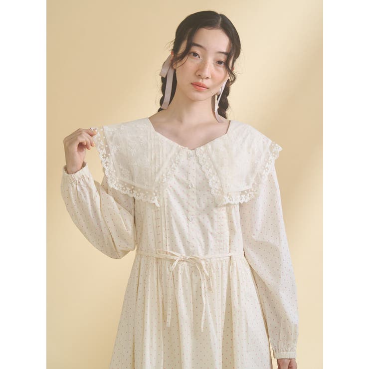 airy lace collarワンピース | merry jenny | 詳細画像20 