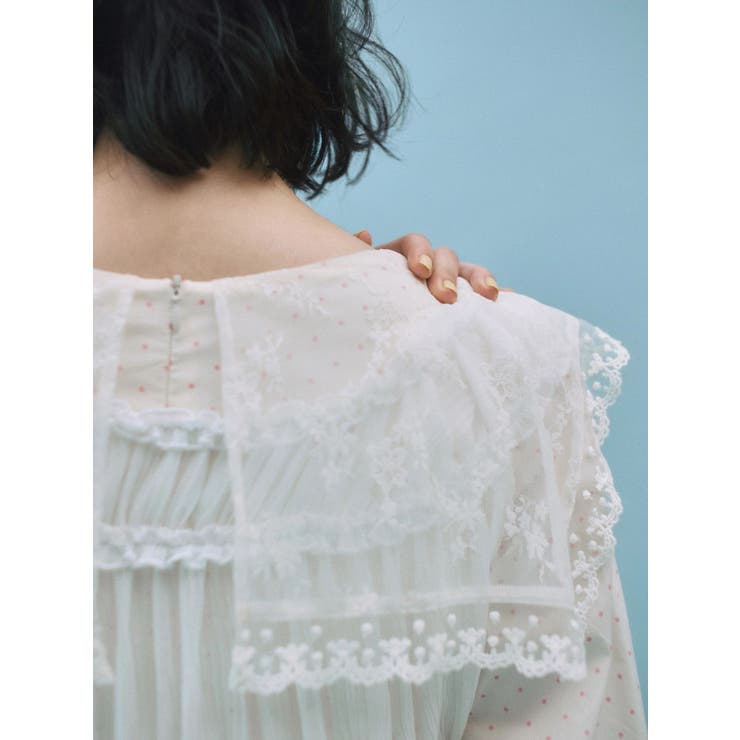 airy lace collarワンピース | merry jenny | 詳細画像7 