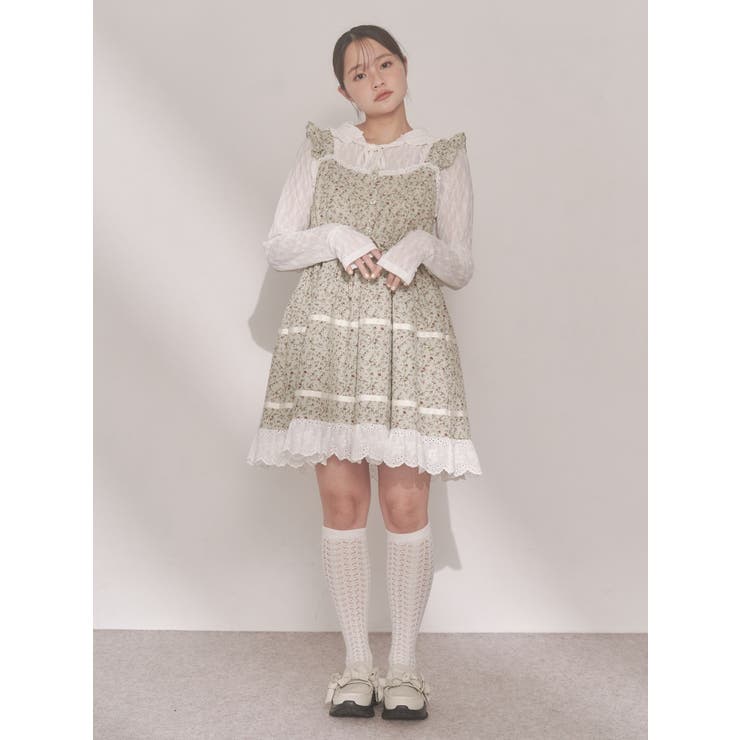 petit flowerフレアミニワンピース | merry jenny | 詳細画像16 