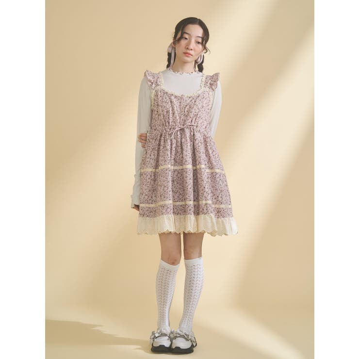 petit flowerフレアミニワンピース | merry jenny | 詳細画像24 