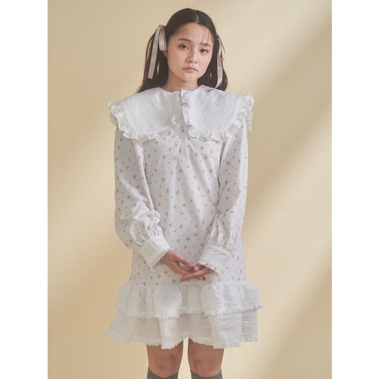 ポロミニワンピース | merry jenny | 詳細画像5 