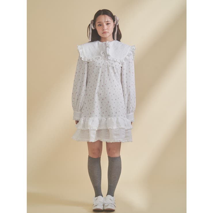 ポロミニワンピース | merry jenny | 詳細画像7 