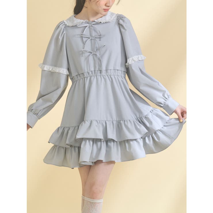 アイスブルー | キャンディミニワンピース | merry jenny