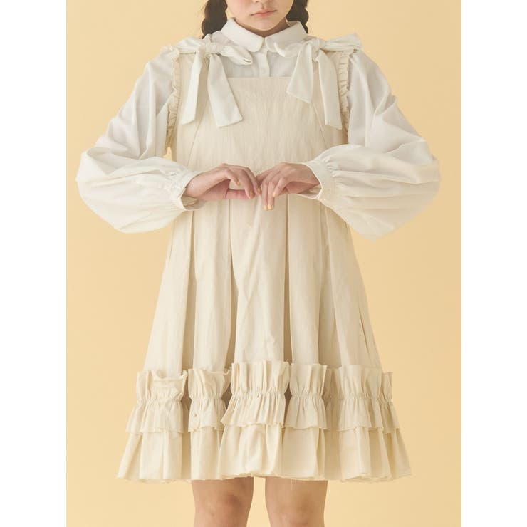 double ribbon blouse[品番：MKSW0067856]｜merry jenny（メリージェ二 