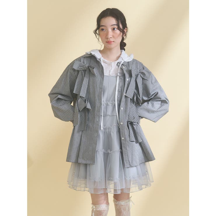 bon bon ribbon shirt[品番：MKSW0068389]｜merry jenny（メリージェ二