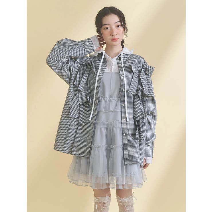 bon bon ribbon shirt[品番：MKSW0068389]｜merry jenny（メリージェ二