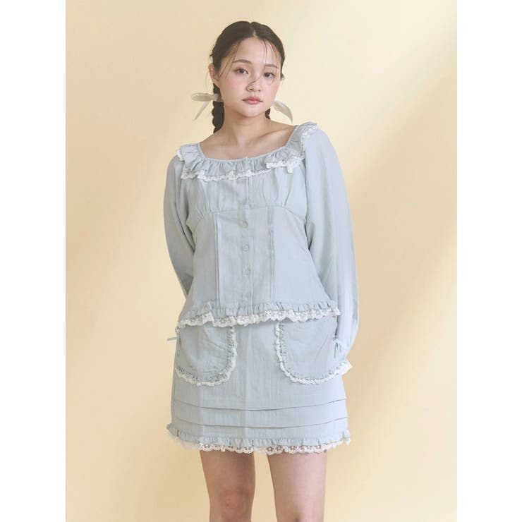 sugar square blouse | merry jenny | 詳細画像11 
