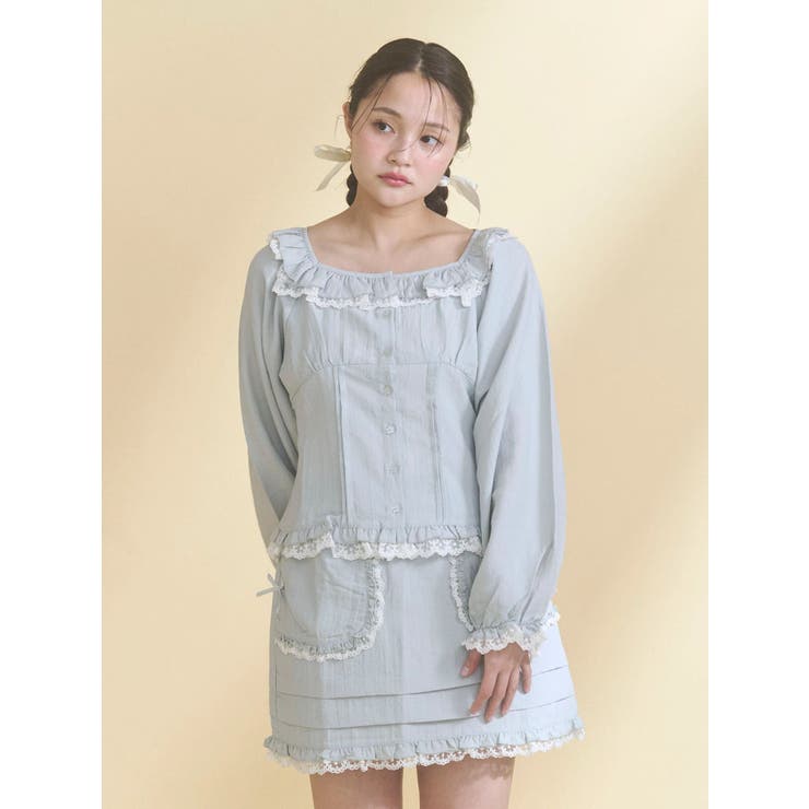 sugar square blouse | merry jenny | 詳細画像12 