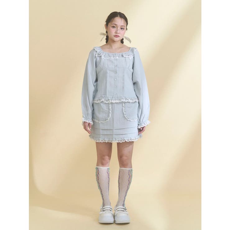 sugar square blouse | merry jenny | 詳細画像13 