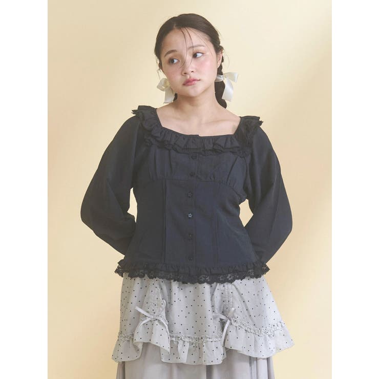 sugar square blouse | merry jenny | 詳細画像15 