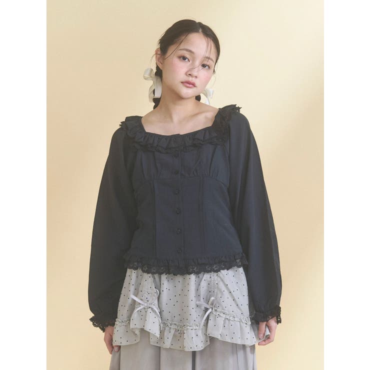 sugar square blouse | merry jenny | 詳細画像16 