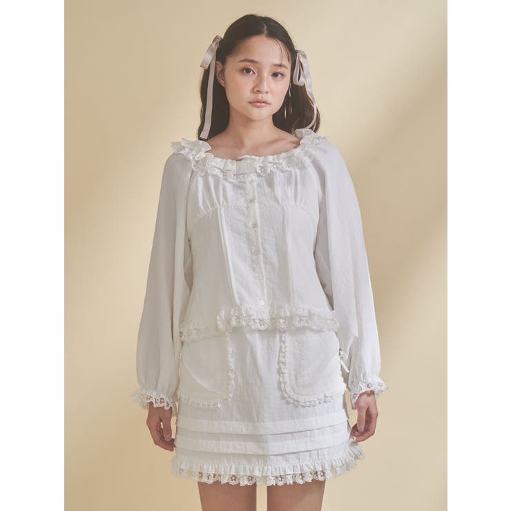 sugar square blouse | merry jenny | 詳細画像22 