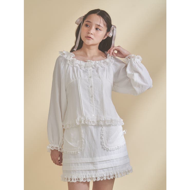 sugar square blouse | merry jenny | 詳細画像23 