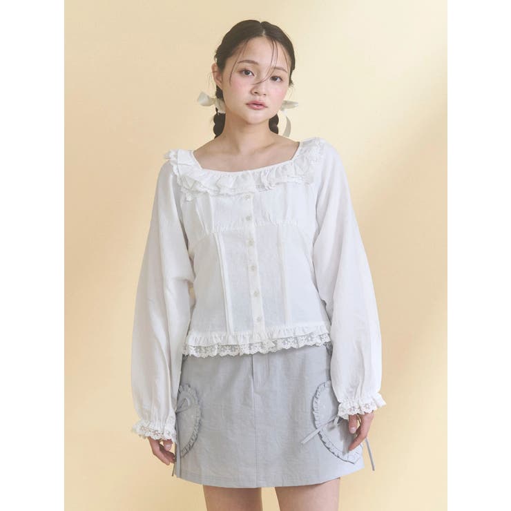 sugar square blouse | merry jenny | 詳細画像7 