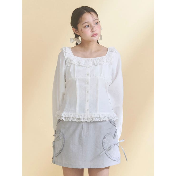 sugar square blouse | merry jenny | 詳細画像8 