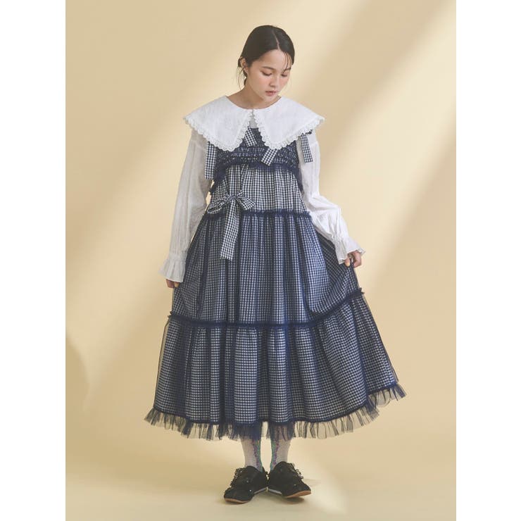 dot laceフリルカラーブラウス | merry jenny | 詳細画像12 