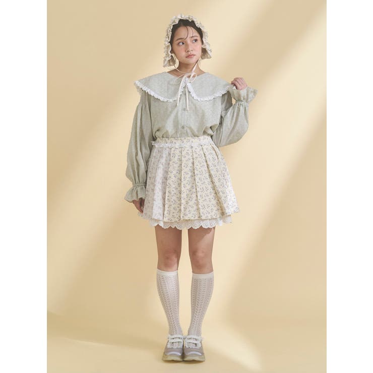 dot laceフリルカラーブラウス | merry jenny | 詳細画像16 