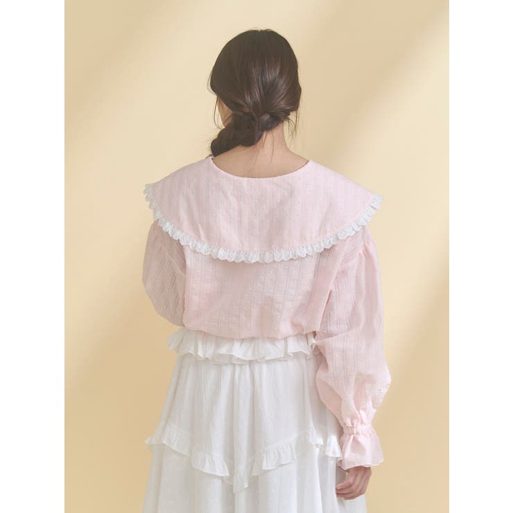 dot laceフリルカラーブラウス | merry jenny | 詳細画像19 