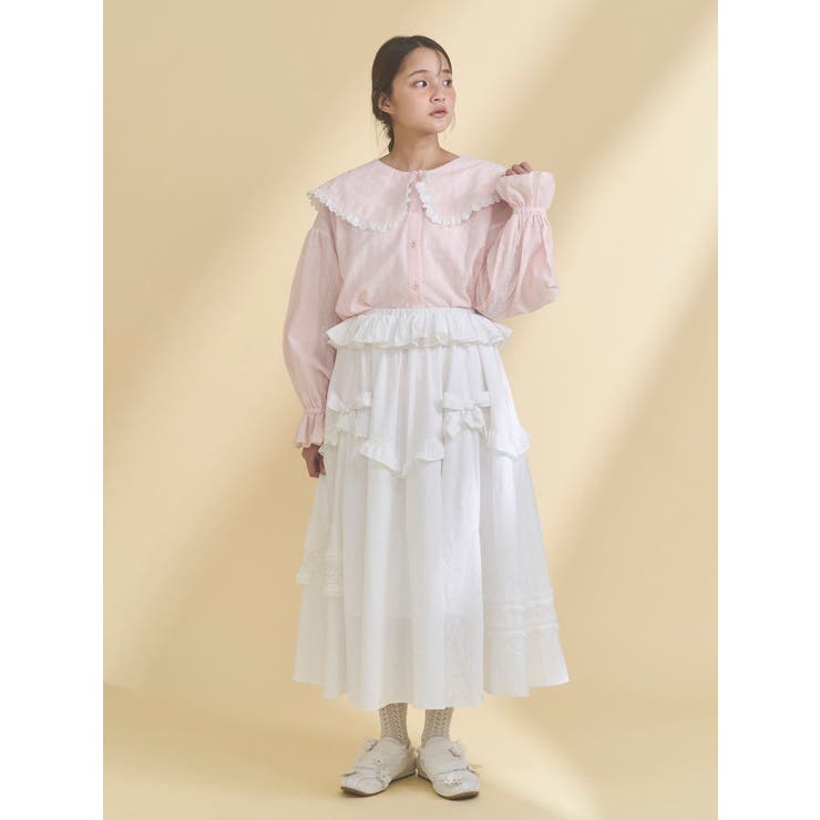 dot laceフリルカラーブラウス | merry jenny | 詳細画像20 