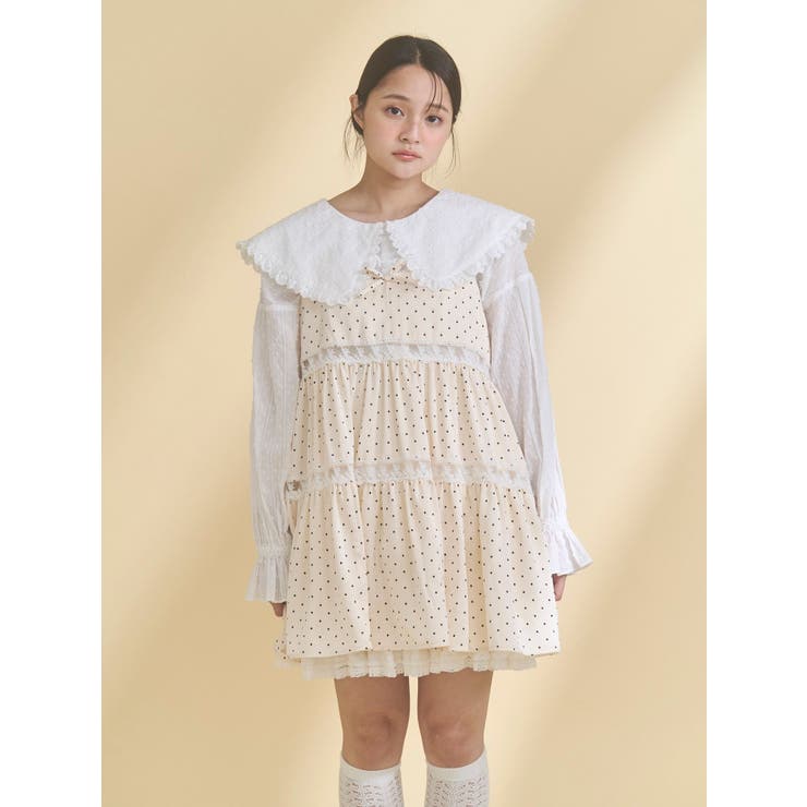 dot laceフリルカラーブラウス | merry jenny | 詳細画像21 