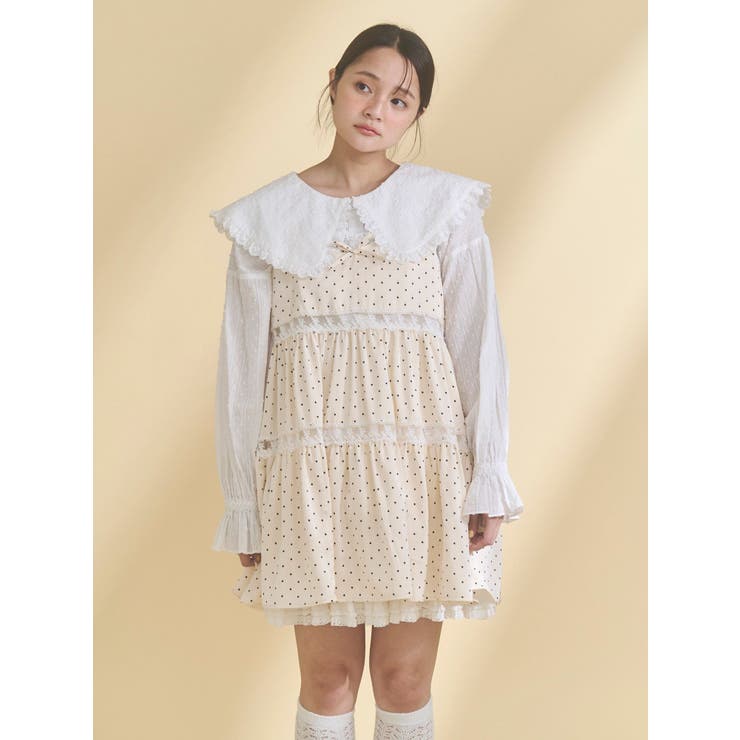 dot laceフリルカラーブラウス | merry jenny | 詳細画像22 