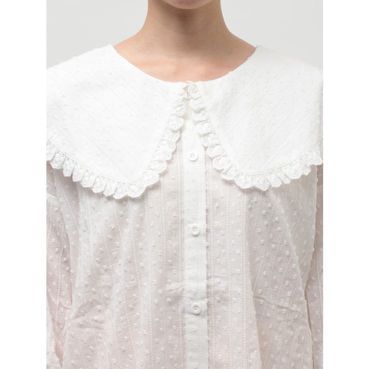 dot laceフリルカラーブラウス | merry jenny | 詳細画像31 