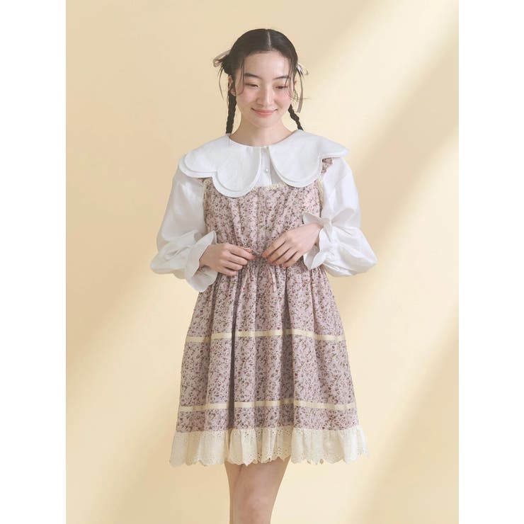 おはなスカラップブラウス | merry jenny | 詳細画像12 