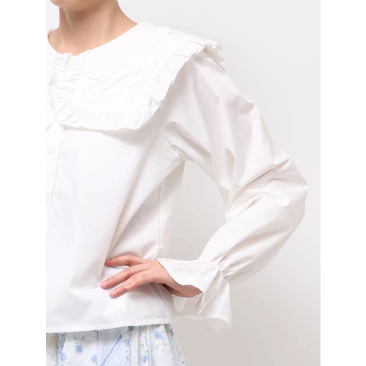 ribbonフリルカラーブラウス | merry jenny | 詳細画像17 