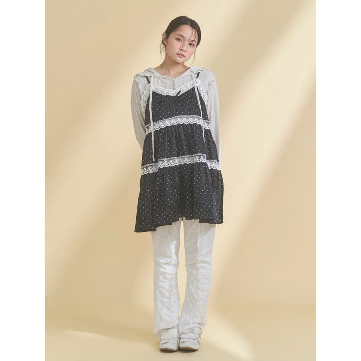 lace panel pants | merry jenny | 詳細画像21 