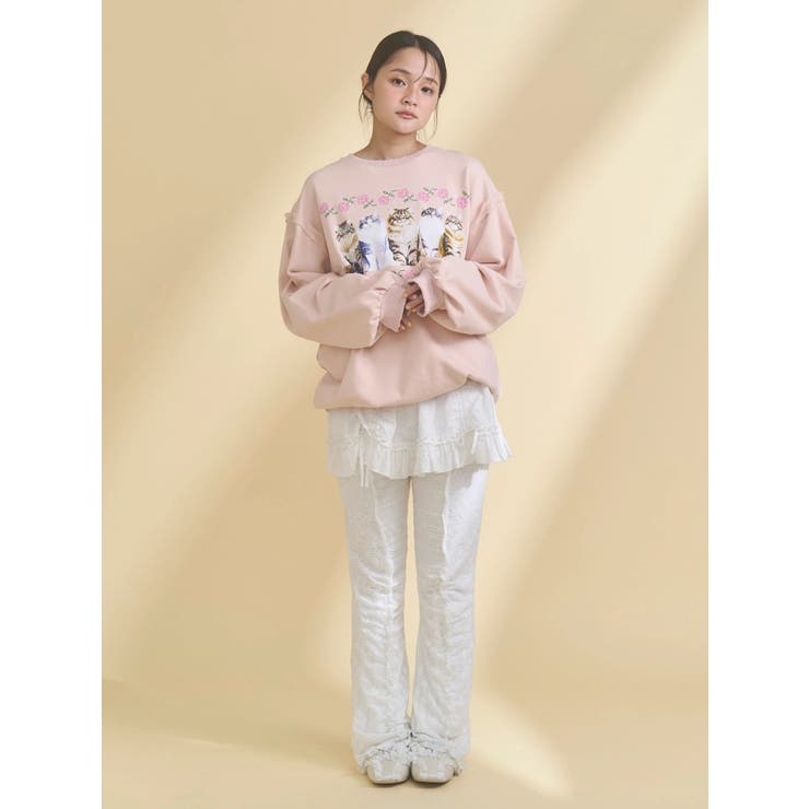 lace panel pants | merry jenny | 詳細画像22 