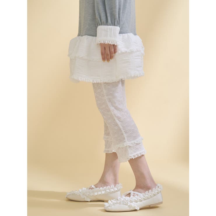 ストレッチレースカプリパンツ | merry jenny | 詳細画像10 