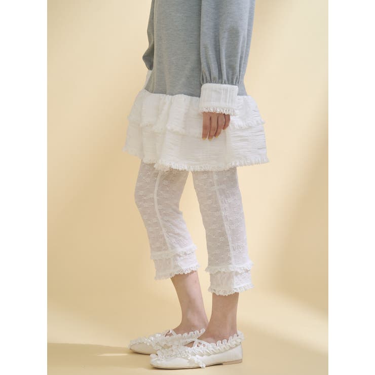ストレッチレースカプリパンツ | merry jenny | 詳細画像11 