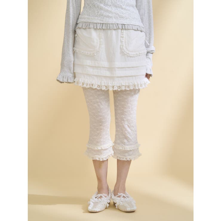 ストレッチレースカプリパンツ | merry jenny | 詳細画像5 