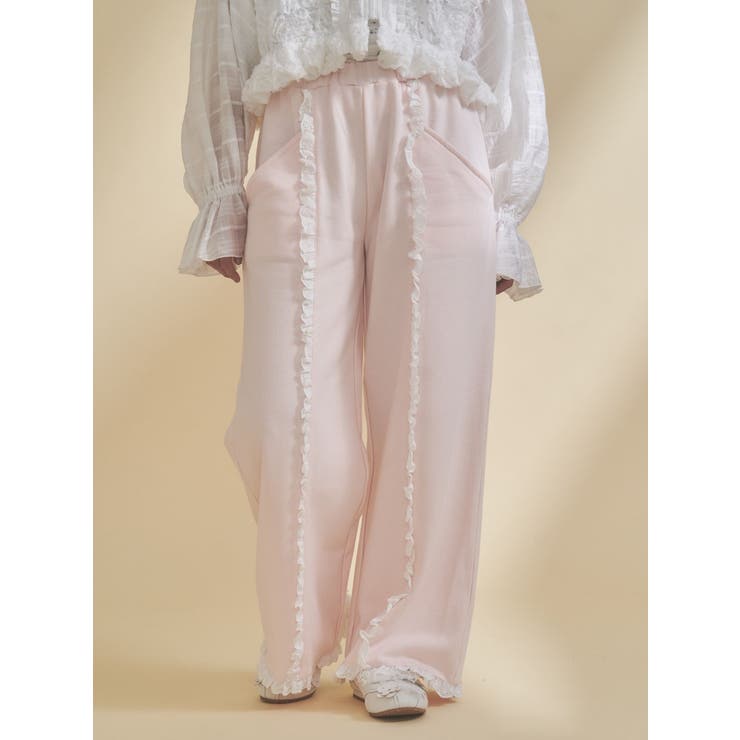 レースフリルスウェットパンツ | merry jenny | 詳細画像11 