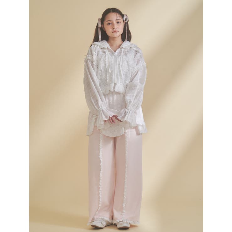 レースフリルスウェットパンツ | merry jenny | 詳細画像13 