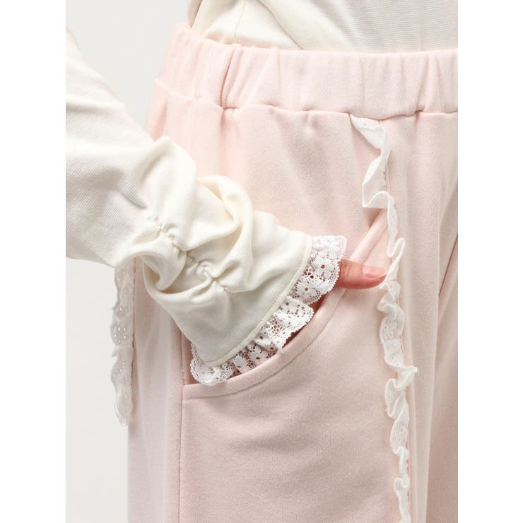 レースフリルスウェットパンツ | merry jenny | 詳細画像24 