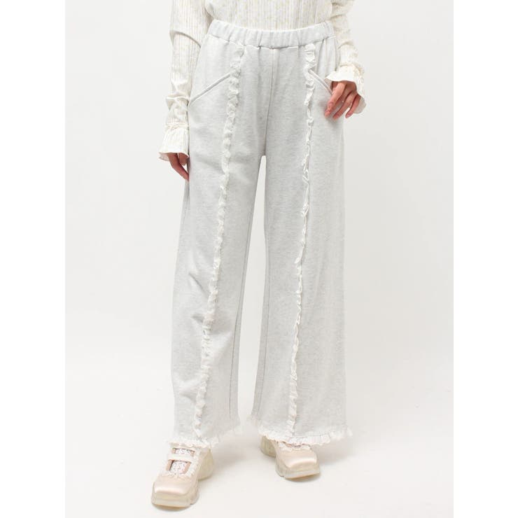 レースフリルスウェットパンツ | merry jenny | 詳細画像30 