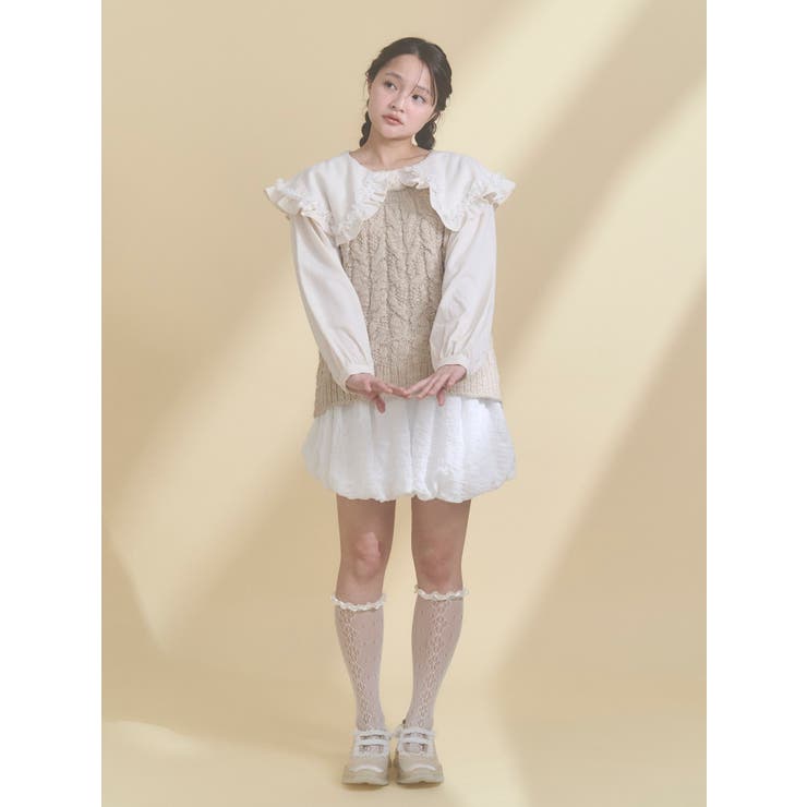くしゅっとレースかぼちゃパンツ | merry jenny | 詳細画像6 