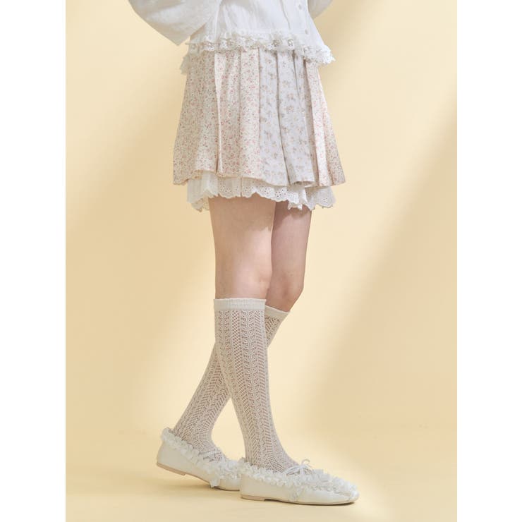 flowerアソートプリーツミニスカート | merry jenny | 詳細画像16 