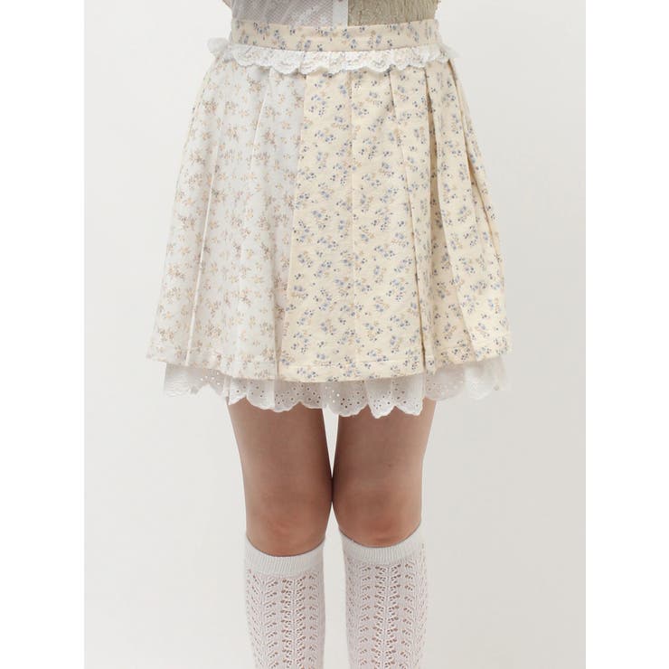 flowerアソートプリーツミニスカート | merry jenny | 詳細画像19 