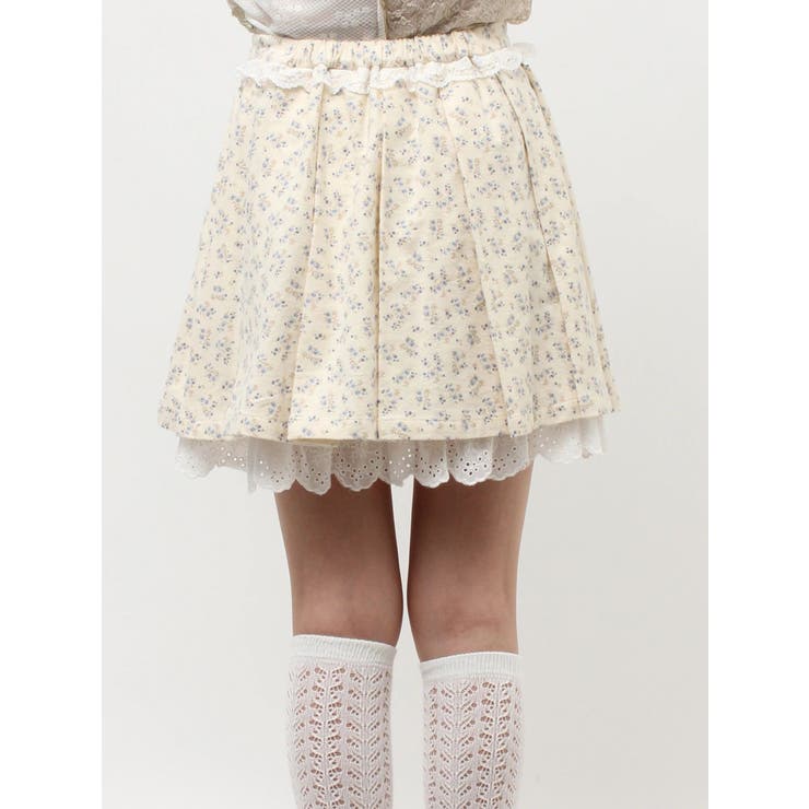 flowerアソートプリーツミニスカート | merry jenny | 詳細画像21 