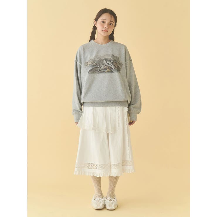 pleats apron layered skirt | merry jenny | 詳細画像14 