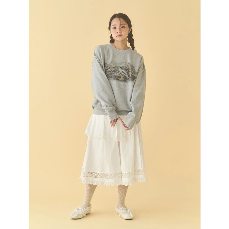 pleats apron layered skirt | merry jenny | 詳細画像16 