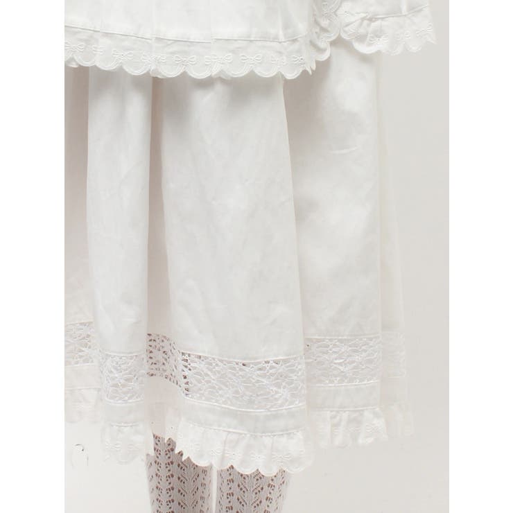 pleats apron layered skirt | merry jenny | 詳細画像21 