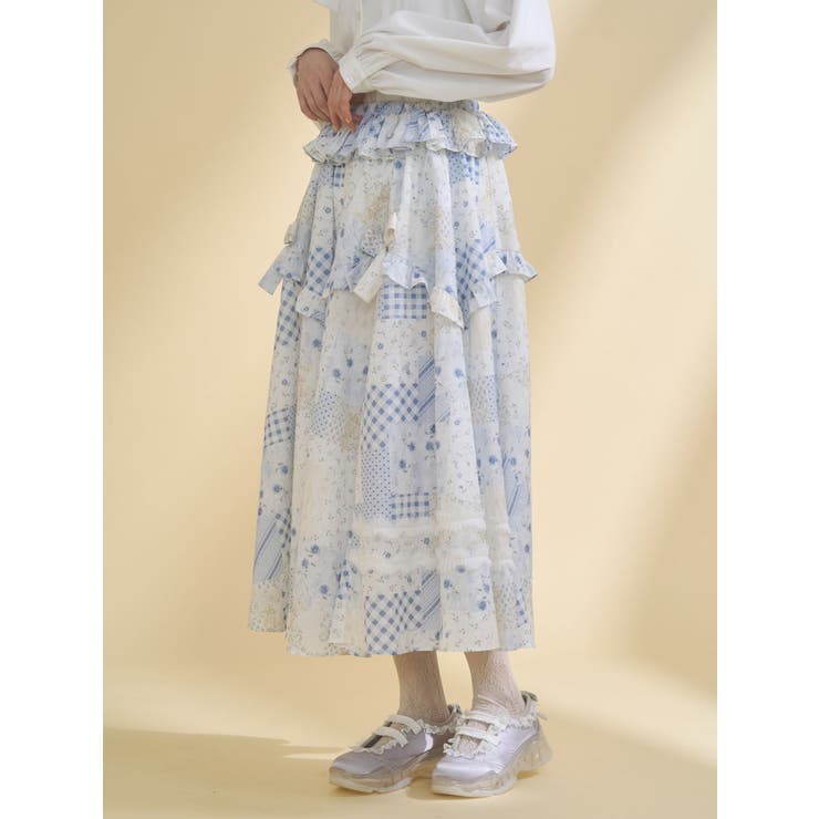 デコラティブリボンフレアスカート | merry jenny | 詳細画像15 